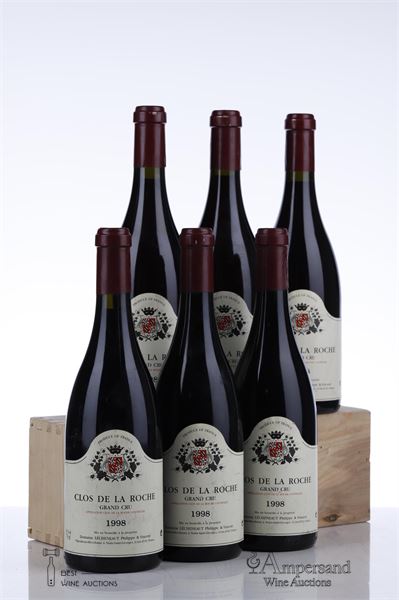 CLOS DE LA ROCHE 1998 - Philippe et Vincent Lecheneaut - 6 Bottles