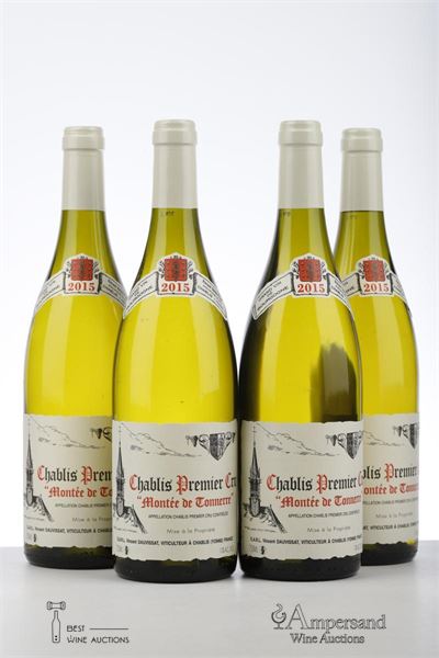 CHABLIS MONTEE DE TONNERRE 2015 - Vincent Dauvissat - 4 Bottles