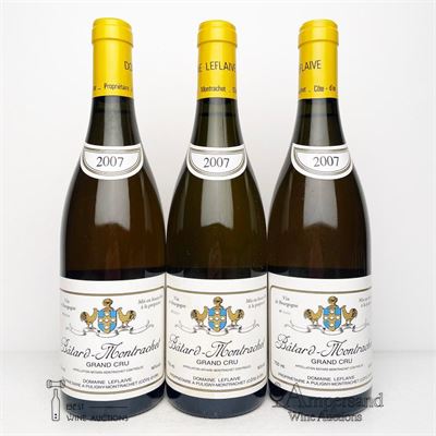 BATARD MONTRACHET 2007 - Domaine Leflaive - 3 Bottles