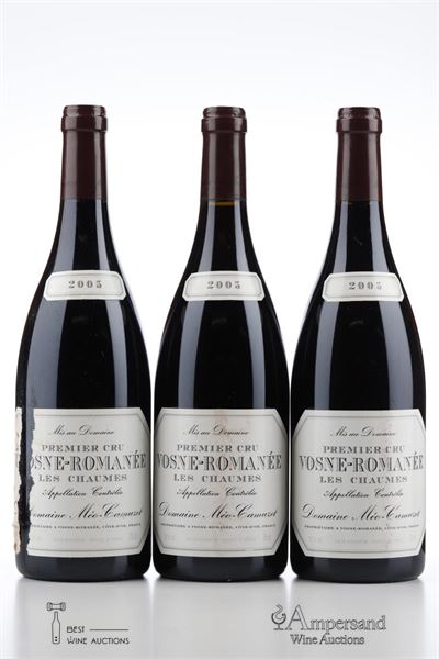 VOSNE ROMANEE LES CHAUMES 2005 - Meo Camuzet - 3 Bottles
