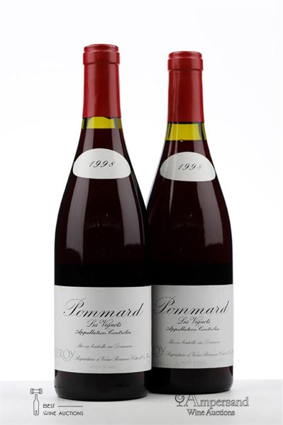POMMARD LES VIGNOTS 1998 - Domaine Leroy - 2 Bottles