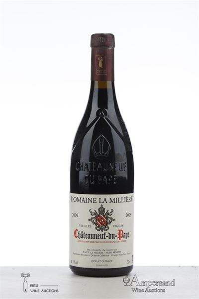 CHATEAUNEUF DU PAPE VIEILLES VIGNES 2009 - Domaine la Milliere - 1 Bottle