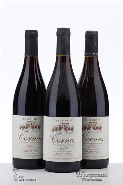CORNAS LA GEYNALE 2007 - Vincent Paris - 3 Bottles