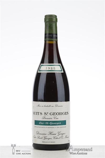NUITS ST GEORGES LES ST GEORGES 1988 - Henri Gouges - 1 Bottle