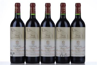 MOUTON ROTHSCHILD 1993 - 5 Bottles