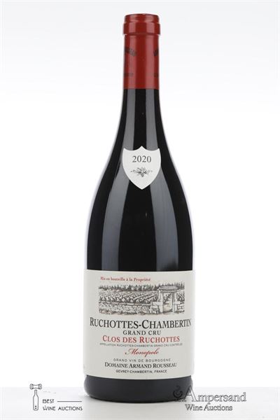 RUCHOTTES CHAMBERTIN CLOS DES RUCHOTTES 2020 - Armand Rousseau - 1 Bottle