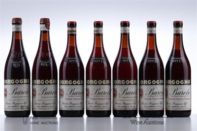BAROLO RISERVA 1971 - Giacomo Borgogno - 7 Bottles