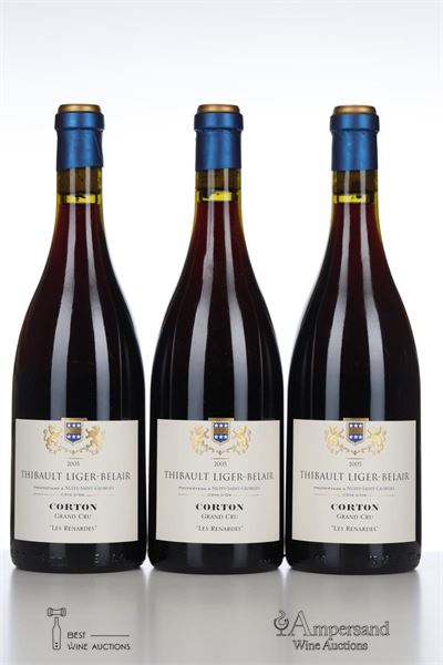 CORTON RENARDES 2005 - Thibault Liger Belair - 3 Bottles