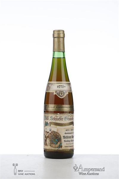 RIESLING WEHLENER SONNENUHR BEERENAUSLESE 1976 - Willi Schaefer - 1 Bottle