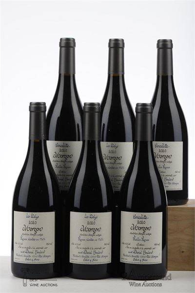 MORGON VIELLES VIGNES LES DELUS 3* + CORCELETTE 3* 2020 - Daniel Bouland - 6 Bottles