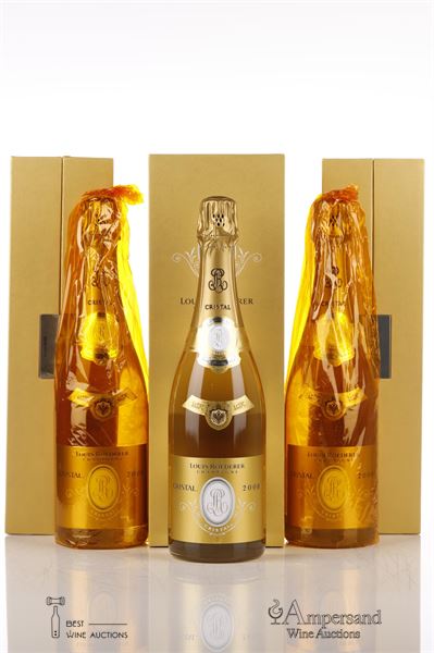 CRISTAL ROEDERER 2008 - Louis Roederer - 3 Bottles - Oc 1