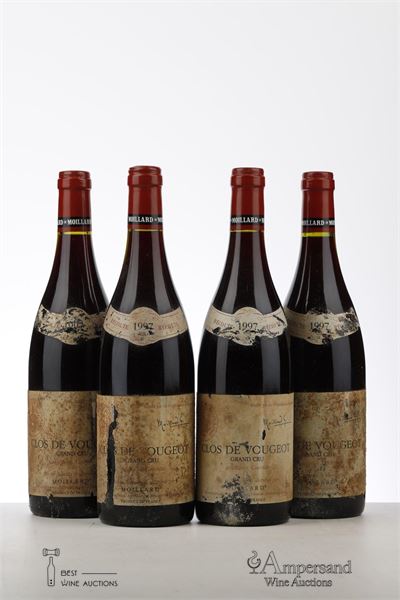 CLOS DE VOUGEOT 1997 - Moillard Grivot - 4 Bottles