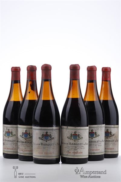 CLOS VOUGEOT 1959 - Arthur Barolet - 6 Bottles