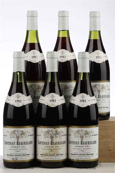 SANTENAY BEAUREGARD 1982 - Joseph Belland - 6 Bottles