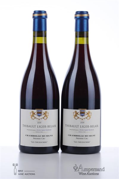CHAMBOLLE MUSIGNY LES GRUENCHERS 2009 - Thibault Liger Belair - 2 Bottles