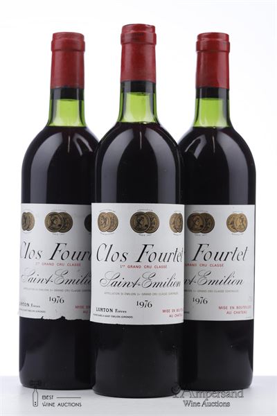 CLOS FOURTET 1976 - Mc - 3 Bottles