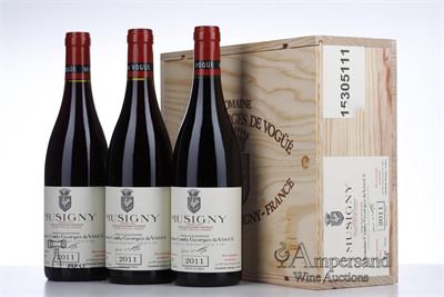 MUSIGNY VIEILLES VIGNES 2011 - Comte de Vogue - 3 Bottles - Owc 3
