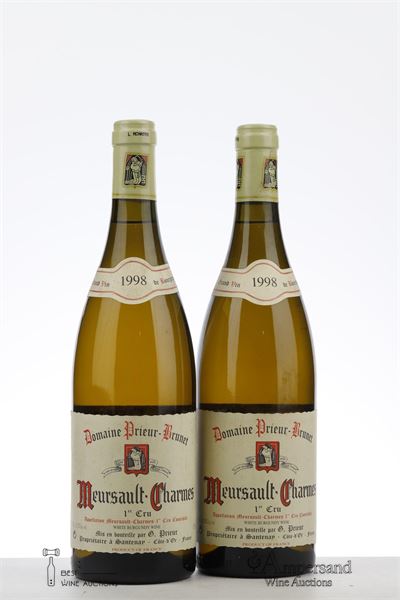 MEURSAULT CHARMES 1998 - Prieur Brunet - 2 Bottles