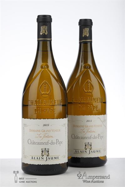 CHATEAUNEUF DU PAPE BLANC LA FONTAINE 2015 - Alain Jaume  - 2 Magnums