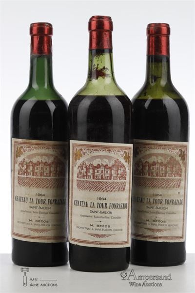 LATOUR FONRAZADE 1964 - M.Bezos - 3 Bottles