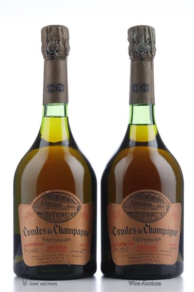 TAITTINGER COMTES DE CHAMPAGNE ROSE 1971 - Taittinger - 2 Bottles