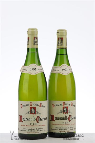 MEURSAULT CHARMES 1993 - Prieur Brunet - 2 Bottles
