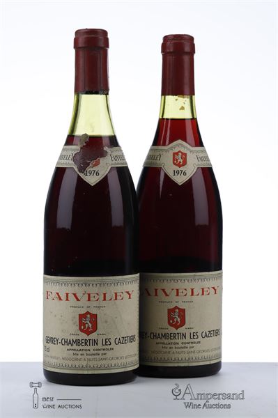 GEVREY CHAMBERTIN LES CAZETIERS 1976 - Faiveley - 2 Bottles