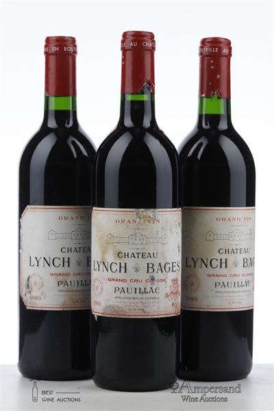 LYNCH BAGES 1989 - Mc - 3 Bottles