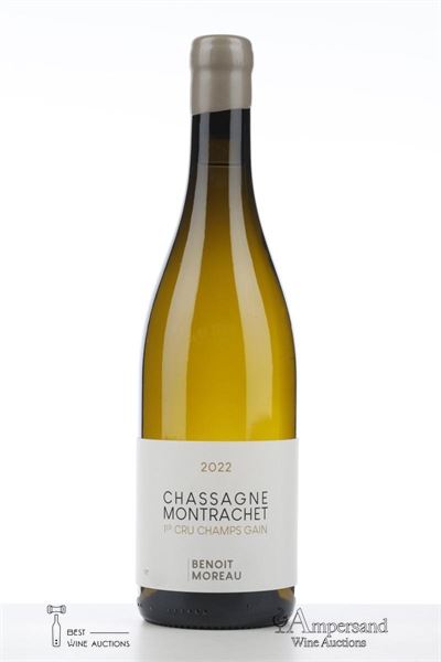 CHASSAGNE MONTRACHET BLANC LES CHAMPS GAIN 2022 - Benoit Moreau - 1 Bottle