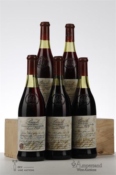 BAROLO RISERVA SPECIALE 1974 - Luigi Bosca - 5 Bottles