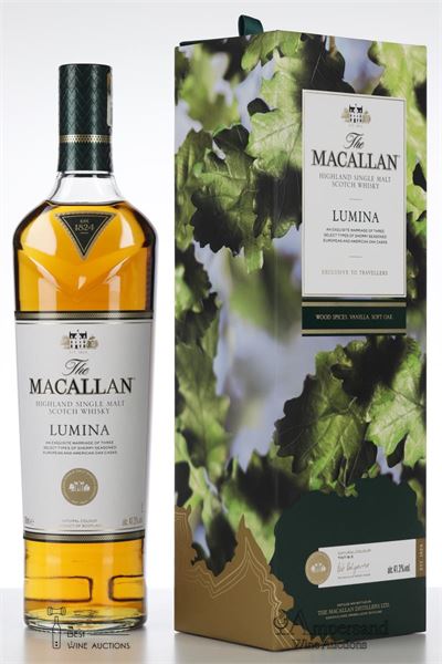 MACALLAN LUMINA NV - Macallan - The Quest Collection - Sherry Seasoned European & American Oak Cask - 41.3% - 1 Bottle - Oc 1