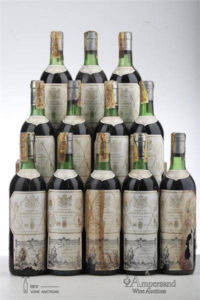 MARQUES DE RISCAL RESERVA 1968 - Marques de Riscal - 12 Bottles