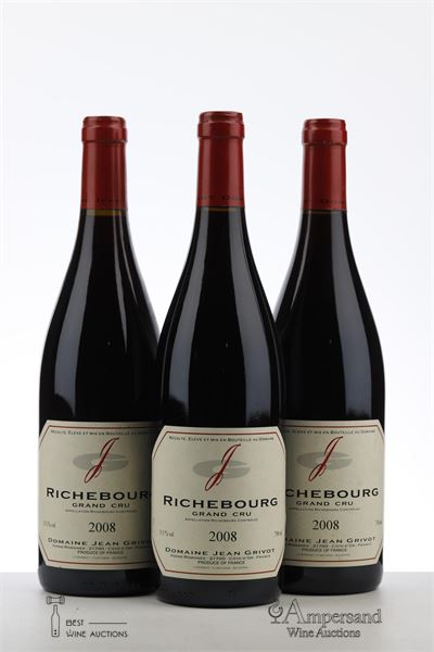 RICHEBOURG 2008 - Jean Grivot - 3 Bottles