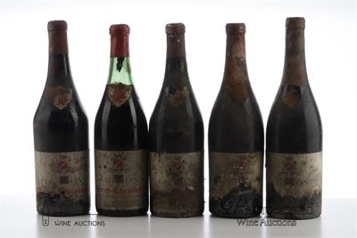GEVREY CHAMBERTIN 1955 - Leroy - 5 Bottles