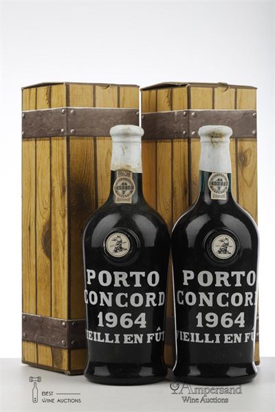 PORTO CONCORD CUVEE VEILLI EN FUT 1964 - The Douro Wine Shippers and Growers Association - 2 Bottles - Oc 1
