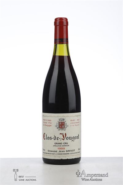 CLOS VOUGEOT 1989 - Jean Grivot - 1 Bottle