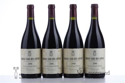 VOLNAY CLOS DES CHENES 1990 - Comtes Lafon - 4 Bottles