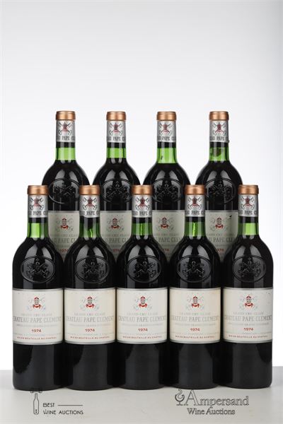 PAPE CLEMENT 1974 - Mc - 9 Bottles - Owc 12