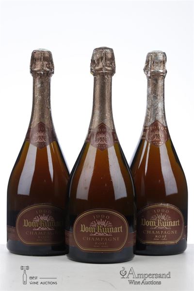 DOM RUINART ROSE 1990 - Ruinart - 3 Bottles