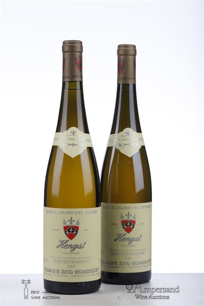 GEWURTZTRAMINER HENGST 1*2001 + 1*2003  - Zind Humbrecht - 2 Bottles