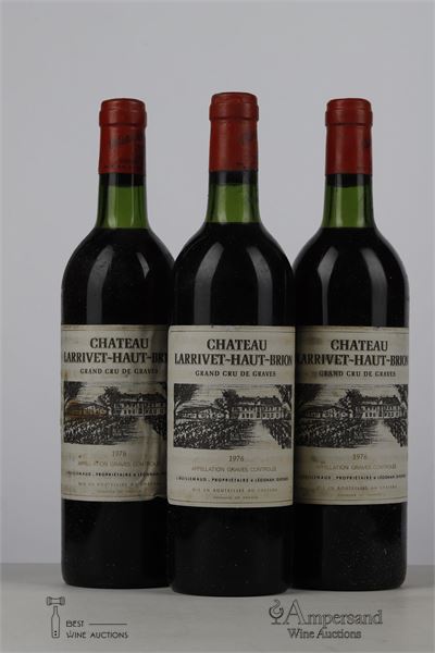 LARRIVET HAUT BRION 1976 - Mc - 3 Bottles