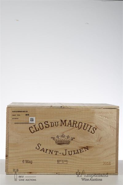 CLOS DU MARQUIS 2016 - Mc - 6 Magnums - Owc 6