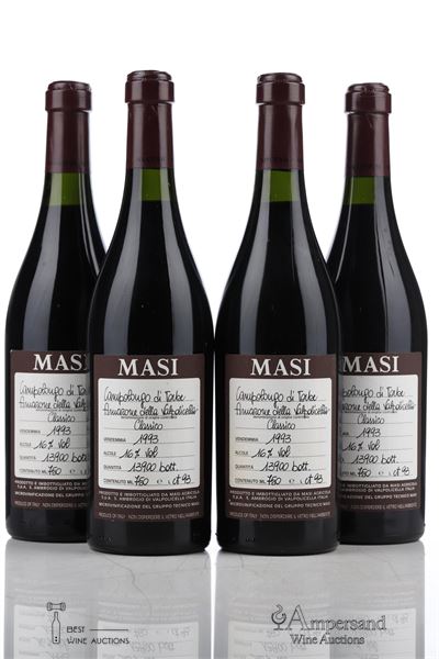 AMARONE DELLA VALPOLICELLA CLASSICO CAMPOLOGNO DI TORBE 1993 - Masi - 4 Bottles