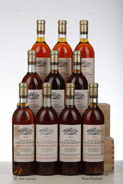 SIGALAS RABAUD 1973 - Mc - 10 Bottles - Owc 12