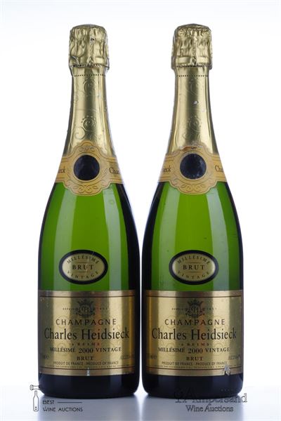 CHARLES HEIDSIECK VINTAGE BRUT Heidsieck Charles 2000 - 2 Bottles