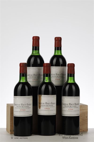 HAUT BAILLY 1966 - Sanders - 5 Bottles