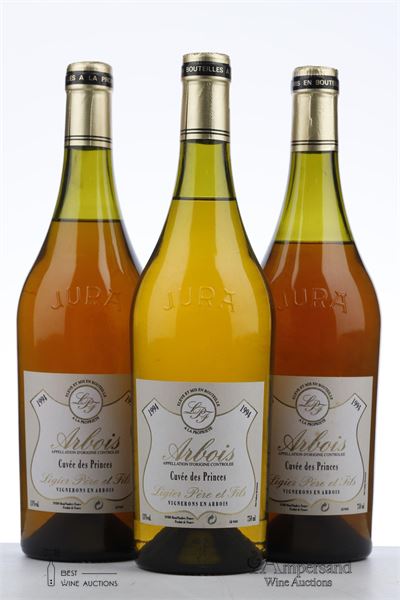 ARBOIS CUVEE DES PRINCES 1994 - Ligier - 3 Bottles