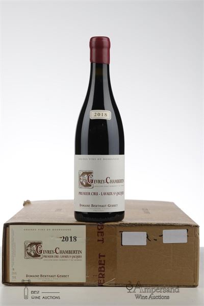 GEVREY CHAMBERTIN LAVAUX ST JACQUES 2018 - Berthaut Gerbet - 6 Bottles - Oc 6