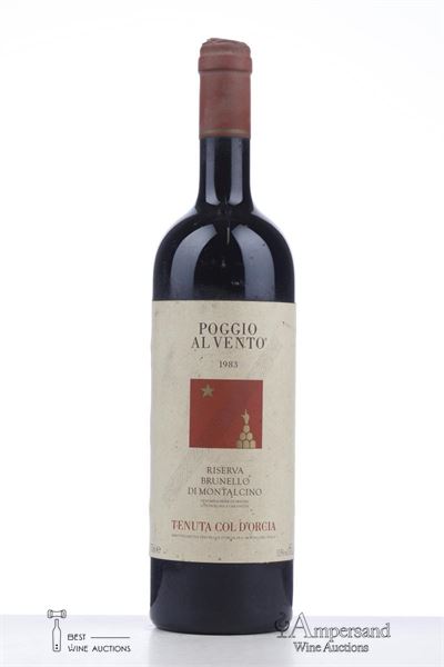 BRUNELLO DI MONTALCINO RISERVA POGGIO AL VENTO 1983 - Tenuta Col d'Orcia - 1 Bottle