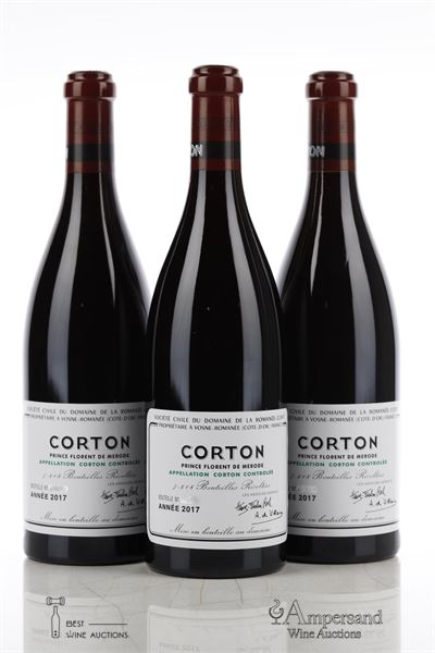CORTON 2017 - Domaine de la Romanee Conti - 3 Bottles